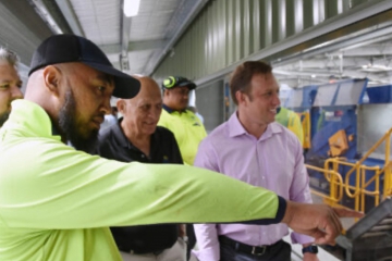Deputy Premier launches new state-of-the-art MRF in Cairns